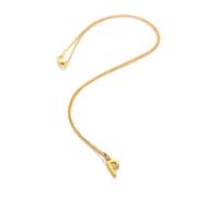 Hot Diamonds Gold Plated Initial Letter Pendant Necklace | 18ct Yellow Gold Plated 925 Sterling SIlver | Gift Wrap Included (Letter P)