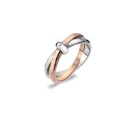 Hot Diamonds Gold Plated Sterling Silver Eternal Ring - Q