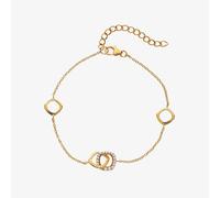 Hot Diamonds HD X GE Connected 18ct Gold Plated White Topaz Bracelet DL714