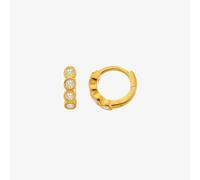 Hot Diamonds HD X GE Tender White Topaz Huggie Hoop Earrings DE854