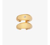 Hot Diamonds HD X Golden Edit 18ct Gold Plated Soul Organic Double Ear Cuff DE662