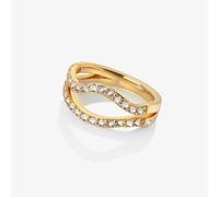 Hot Diamonds HD X Golden Edit Extravagance Large Double Ring DR223