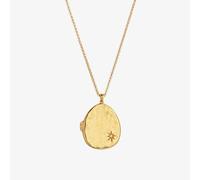 Hot Diamonds HD X Golden Edit Golden Edit Lunar Locket Necklace DP907