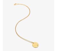 Hot Diamonds x Golden Edit Lunar Gold Tone Large Circle Necklace 2 x 2.5cm, 45-50cm