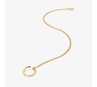 Hot Diamonds x Jac Jossa Soul Gold Tone Open Circle Necklace 2 x 2cm, 45-50cm