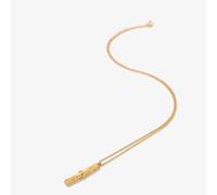 Hot Diamonds HD X Golden Edit Vertical Hope Bar Pendant Necklace DP849