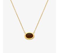 Hot Diamonds HDXGEM Oval Tigers Eye Necklace DN201