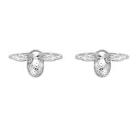 Hot Diamonds Honey Bee Sterling Silver Stud Earrings - Silver