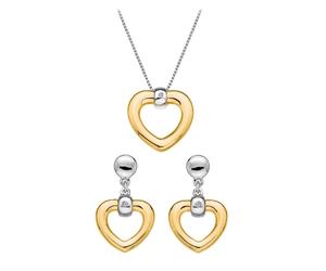 Hot Diamonds Just Add Love Bonded Heart Set NEW DE400 DP554