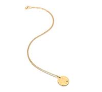 Hot Diamonds x Golden Edit Lunar Gold Tone Large Circle Necklace 2 x 2.5cm, 45-50cm