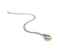 Hot Diamonds Calm Pendant - Rose and Yellow Gold Plated Accents DP544 Womans Necklace