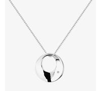 Hot Diamonds Quest Silver Circle Pendant Necklace DP787