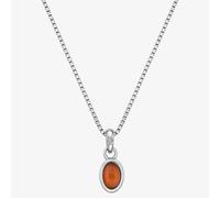 Hot Diamonds Red Carnelian Birthstone Necklace - July DP760
