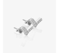 Hot Diamonds Silver Lustre White Topaz Stud Earrings DE877