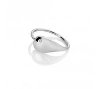 Hot Diamonds Silver Tide Ring with Diamond - Size P