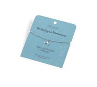 Hot Diamonds Silver Whisper Birthday Celebrations Charm Bracelet | 925 Sterling Silver with Cubic Zirconia Cocktail Glass Charm | Rhodium Plated Anti-Tarnish, Presented in a Luxury Gift Bag