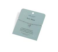 Hot Diamonds Silver Whisper New Mum Sterling Silver Bracelet - 925 Sterling Silver Bracelet with With Dummy Charm | Rhodium Plated Anti-Tarnish, Presented in a Luxury Gift Bag