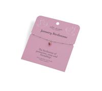 Hot Diamonds Silver Whisper Silver Whisper January Bracelet SWB025 - Classic Look | Acotis - Cubic Zirconia / Sterling Silver