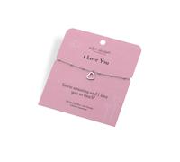 Hot Diamonds Silver Whisper Silver Whisper Love Bracelet SWB014 - Sterling Silver / Rhodium Plated