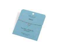 Hot Diamonds Silver Whisper Silver Whisper Sister Bracelet SWB006 - Sterling Silver / Rhodium Plated