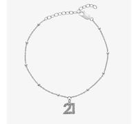 Hot Diamonds Silver Whisper Silver Whisper 21st Bracelet SWB002 - Sterling Silver / Cubic Zirconia / Rhodium Plated