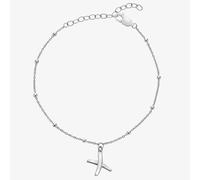 Hot Diamonds Silver Whisper Silver Whisper Love Bracelet SWB010 - Sterling Silver / Rhodium Plated
