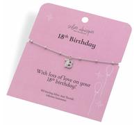Hot Diamonds Sterling Silver 18th Birthday Charm Bracelet