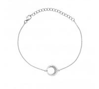 Hot Diamonds Sterling Silver Celestial Bracelet DL642 - Modern Style | Acotis - Sterling Silver / Diamond / Rhodium Plated