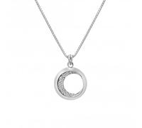 Hot Diamonds Sterling Silver Celestial Large Pendant DP860 - Elegant Styling - Sterling Silver / Diamond / Rhodium Plated