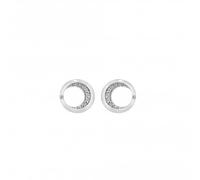 Hot Diamonds Sterling Silver Celestial Stud Earrings DE686 - Contemporary - Sterling Silver / Diamond / Rhodium Plated