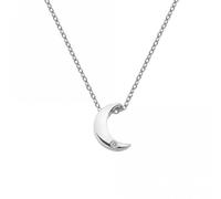 Hot Diamonds Sterling Silver Diamond Amulets Crescent Pendant DP723 - Modern - Sterling Silver / Diamond
