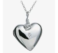 Hot Diamonds Starry Heart Silver Pendant DP132 - Bold Statement
