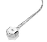 Hot Diamonds Sterling Silver Diamond Hexagon Locket