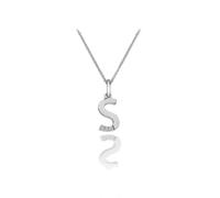 Hot Diamonds Sterling Silver Diamond Set Micro 'S' Pendant Necklace