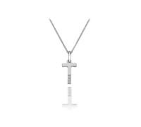 Hot Diamonds Sterling Silver Diamond Set Micro 'T' Pendant Necklace
