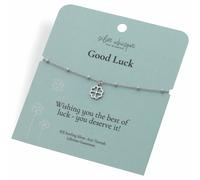 Hot Diamonds Sterling Silver Good Luck Clover Charm Bracelet