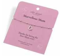 Hot Diamonds Sterling Silver Marvellous Mum Charm Bracelet