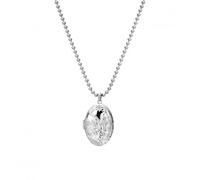 Hot Diamonds Engraved Oval Locket Pendant in Silver - Sterling Silver / Rhodium Plated / Diamond