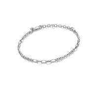 Hot Diamonds Sterling Silver Multilink Bracelet DL702 - Distinctive Detail | - Sterling Silver / Diamond