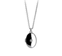 Hot Diamonds Sterling Silver Oval Locket Pendant