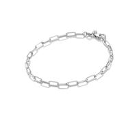 Hot Diamonds Sterling Silver Paperclip Bracelet DL703 - Timeless Design | - Sterling Silver / Diamond
