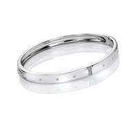 Hot Diamonds Sterling Silver Screw Detail Hinged Bangle