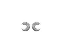 Hot Diamonds Sterling Silver Selene Earrings DE866 - Modern Style | Acotis - Diamond / Sterling Silver / White Topaz