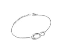 Hot Diamonds Sterling Silver Sleek Bracelet DL693 - Elegant Styling | Acotis - Sterling Silver / Diamond