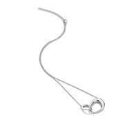 Hot Diamonds Sterling Silver Sleek Necklace DN211 - Premium Finish | Acotis - Sterling Silver / Diamond