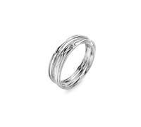 Hot Diamonds Sterling Silver String Ring | Acotis - Size S - Sterling Silver / Diamonds