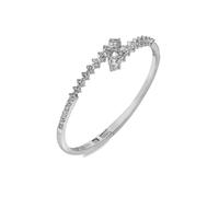 Hot Diamonds Sterling Silver Tender Bangle DC224 - Polished Quality | Acotis - Diamond / Sterling Silver / White Topaz