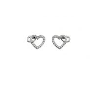 Hot Diamonds Sterling Silver Togetherness Open Heart Earrings