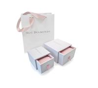 Hot Diamonds Sterling Silver Trio Tri-Colour Bracelet DL707 - Classic Look | - 18ct Gold Plated / Sterling Silver / Diamond