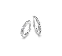 Hot Diamonds Sterling Silver Constant Loop Earrings with Diamond